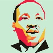 Stylish image of Martin Luther King Jr.